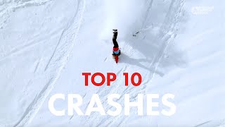 FREERIDE WORLD TOUR  TOP 10 CRASHES ALL TIME [upl. by Placidia]