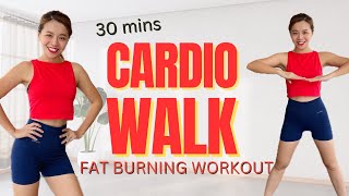 Fat Burning Indoor Cardio Walking Workout  Beginner Friendly [upl. by Draillih67]