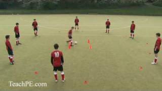 Soccer Drills  Dribbling Skills  In and Out [upl. by Mis]