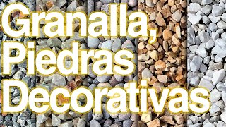 como hacer un jardin con piedras decorativas [upl. by Nivlad]