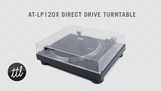 AudioTechnica ATLP120X Turntable Overview  Setup Guide [upl. by Nytsirc]