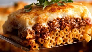 Pastitsio  Greek pasta bake [upl. by Seravaj]