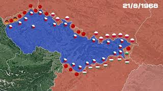 Warsaw Pact invasion of Czechoslovakia 1968 [upl. by Jemena]