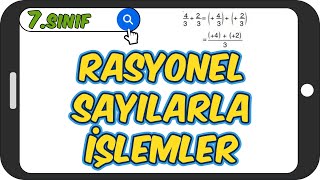 Rasyonel Sayılarla İşlemler  Alıştırmalarla Konu Anlatımı 📘 7Sınıf Matematik 2023 [upl. by Zarla862]