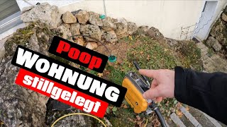 Rohrreinigung 110 Ferienwohnung Rückstau dusche mit versteckte Glas [upl. by Cord353]