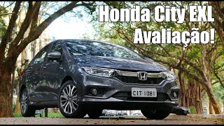 Honda City EXL 2018 avaliação  Falando de Carro [upl. by Yelsel]