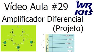 AMPLIFICADOR DIFERENCIAL PROJETO [upl. by Esinned]