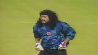 Rene Higuita Legendary Show Scorpion Kick  Gascoigne amp McManaman England vs Colombia 1995 [upl. by Jairia]