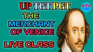 the merchant of VeniceWilliam Shakespeare best comedythe merchant of VeniceUP TGT PGT [upl. by Lienaj]