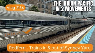 Sydney Trains Vlog 2186 Redfern  Trains Entering amp Exiting Sydney Yard [upl. by Karyl]