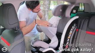 Casual Classfix Plus Müzikli Oto Koltuğu 1536 kg Kumaş Çıkartma Videosu [upl. by Noellyn]