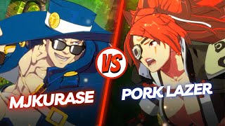 High Level Gameplay GGST Johnny Vs Baiken  MjKurase Vs PORK LAZER  Strive Replay [upl. by Margetts]