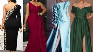 Very Stylish 😍Mother Bride Dress Design IdeasBodycon Dresses Plus Size Long Maxis [upl. by Erbes354]