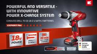 Einhell TECD 18 Li Cordless Drill with 2nd system battery [upl. by Ramor]