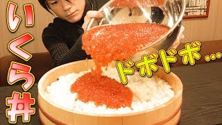 【大食い】イクラ丼 総重量65㎏～30㎏超のいくらを乗せて～ [upl. by Lashond]