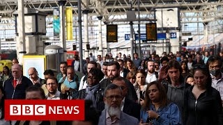 Why are the biggest national rail strikes in 30 years happening in the UK  BBC News [upl. by Karlyn75]