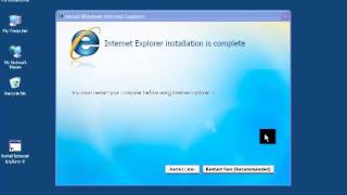 Installing Internet Explorer 7 on Windows XP [upl. by Elenahc880]