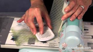 Stephanie Barnard  Stamping Class  Inking with Embossing Folders [upl. by Aitsirk]