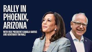 Arizona Rally with Vice President Kamala Harris and Governor Tim Walz  Harris 2024 [upl. by Aehsal]