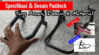 Spesifikasi amp Desain Paddock Motor yang Aman  YShape vs UShape [upl. by Adok]