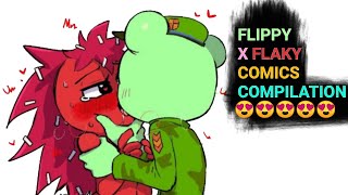 FLIPPY X FLAKY COMICS COMPILATION [upl. by Dihaz]