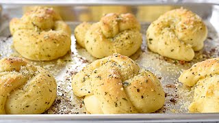 Garlic Knots  Small Batch  Makes 6 [upl. by Skipton]