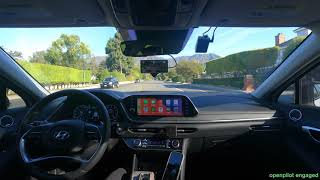 openpilot e2e longitudinal test drive on a hyundai sonata [upl. by Abner868]