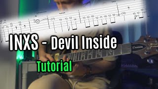 INXS  Devil Inside tutorial wTABS [upl. by Noled320]