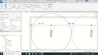 How to Arrange amp Divide Light in Revit  revit revitelectrical [upl. by Jessica]