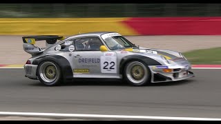 Porsche 993 GT2 EVO BITURBO  Sebastian Glaser  24h Spa 2024  HD [upl. by Alehc]