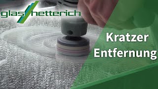 Professionelle Entfernung Kratzer im Glas im Video [upl. by Caplan]