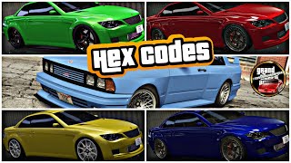 21 BMW Crew Colours with HEX CODES  GTA Online [upl. by Opal]