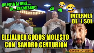 EL SHOW DEPORTIVO 140223  ELEJALDER GODOS MOLESTO CON SANDRO CENTURION POR TRANSMISION DEFECTUOSA [upl. by Asereht]