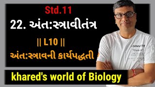 L10  Mechanism of Hormone Action  Chemical Coordination  Ch22  Class 11 [upl. by Kamila]
