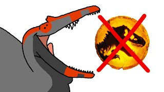 SPINOSAURUS not in JURASSIC WORLD DOMINION animation ohmspino [upl. by Rabush253]