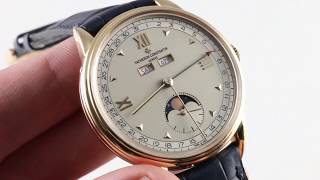 Vacheron Constantin Historiques Triple Calendar 1948 ref 3100V000RB359 Luxury Watch Review [upl. by Irama139]