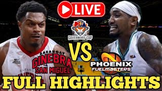 BRGY GINEBRA VS PHOENIX FULL HIGHLIGHTS  PBA GAME TODAY  PBA LIVE TODAY [upl. by Wisnicki183]