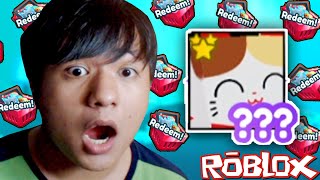 HUGE LUCKY CAT AND HUGE CUPCAKE NEW HUGE EXCLUSIVE PET  Pet Simulator X  Roblox [upl. by Lathrop]