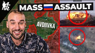 Russia Started the Largest Mass Assault of the War  Avdiivka  Ukrainian War Update [upl. by Sanfourd]