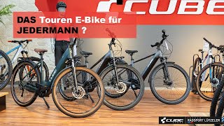 Das richtige Touren EBike für Jedermann Das CUBE Bikes Touring Hybrid [upl. by Ennaxxor717]