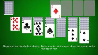 How To Play Klondike Solitaire [upl. by Nlocnil]