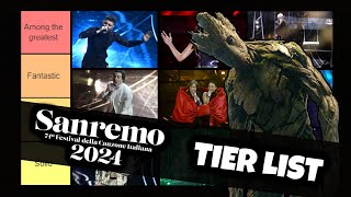 Ranking songs from Sanremo 2024 [upl. by Britte419]