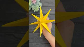 WoW 😍 Easy Paper Star Christmas Decorations 2024 [upl. by Gnas]