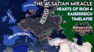 The Alsatian Miracle  HOI4 Kaiserreich Timelapse [upl. by Eatnoed]