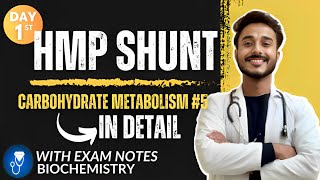 HMP shunt biochemistry  hexose monophosphate shunt biochemistry  carbohydrate metabolism biochem [upl. by Gabby]