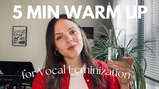 Essential 5 Minute Trans Voice Warm Up for Daily Practice [upl. by Narrad502]