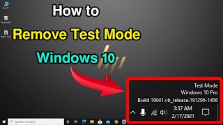 How To Remove Test Mode Windows 10 Watermark  Disable Test Mode Windows 10  Win 10 Test Mode Off [upl. by Cleve]