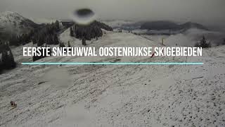 Eerste sneeuwval in skigebieden 31 oktober 2023 [upl. by Eeliak]