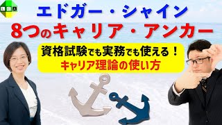 シャインの「組織内キャリア発達論」を解説！実務や研修でも使いやすいキャリア・アンカーのポイントとは？ [upl. by Nyrek]