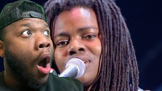 FIRST TIME REACTING TO Tracy Chapman  Fast Car Live [upl. by Oiliduab756]